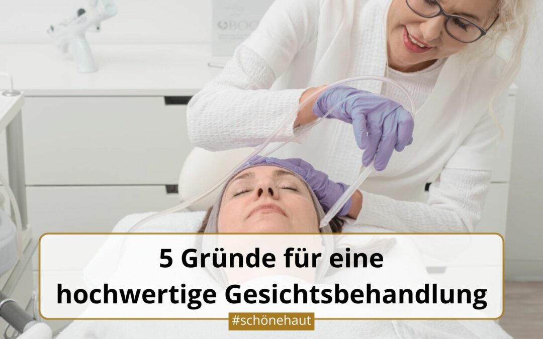 Hochwertige Gesichtsbehandlung